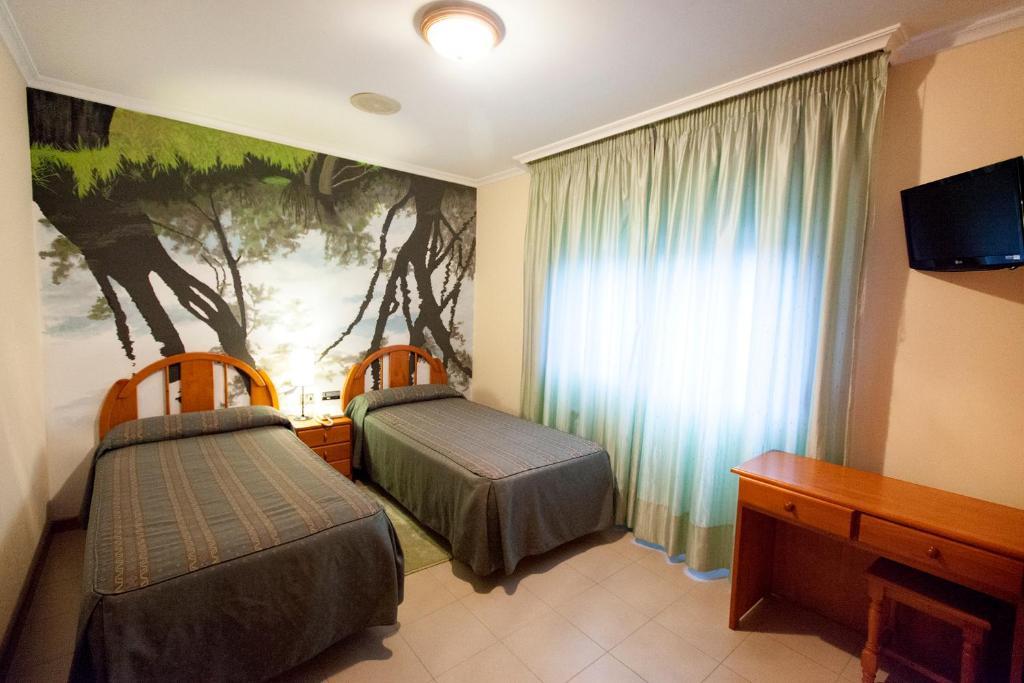 Hostal Restaurante Terra Chá Vilalba Esterno foto